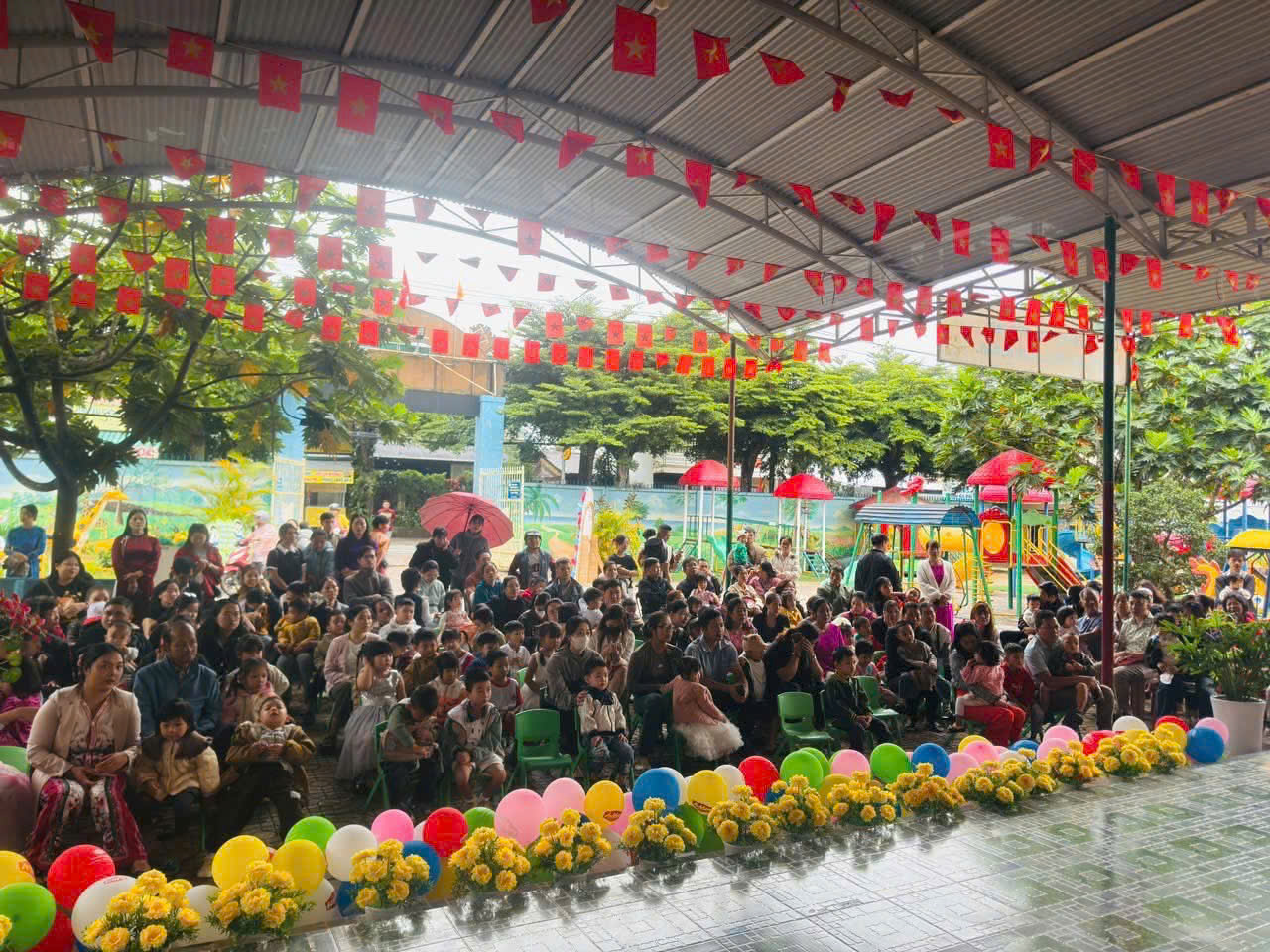Hình ảnh lễ khai giảng của trường 