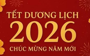 Thông báo lịch nghỉ Tết Dương lịch 2026