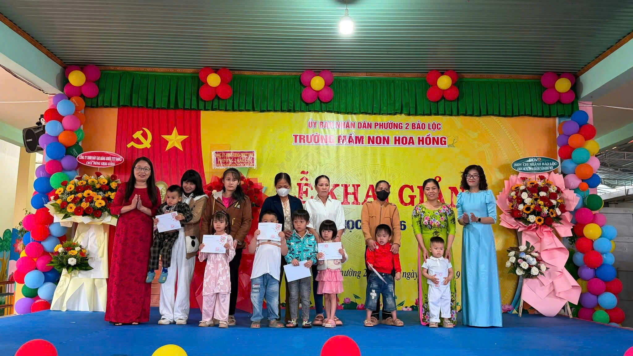 Hình ảnh lễ khai giảng của trường 